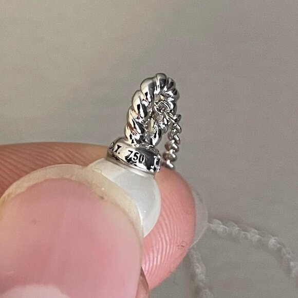 DAVID YURMAN Necklace Petite Solar with Pearl and Diamonds Pendant - Picture 7 of 8